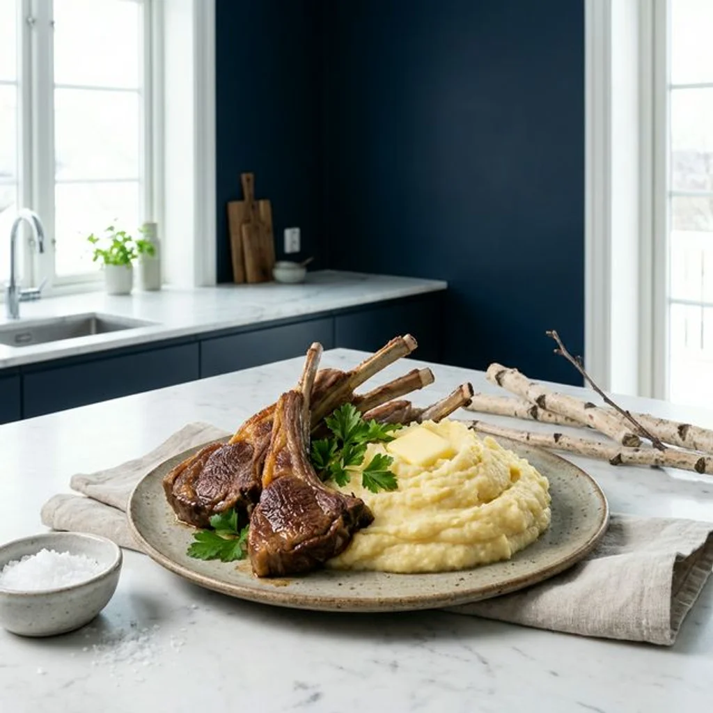 Pinnekjøtt (Salted Lamb Ribs)